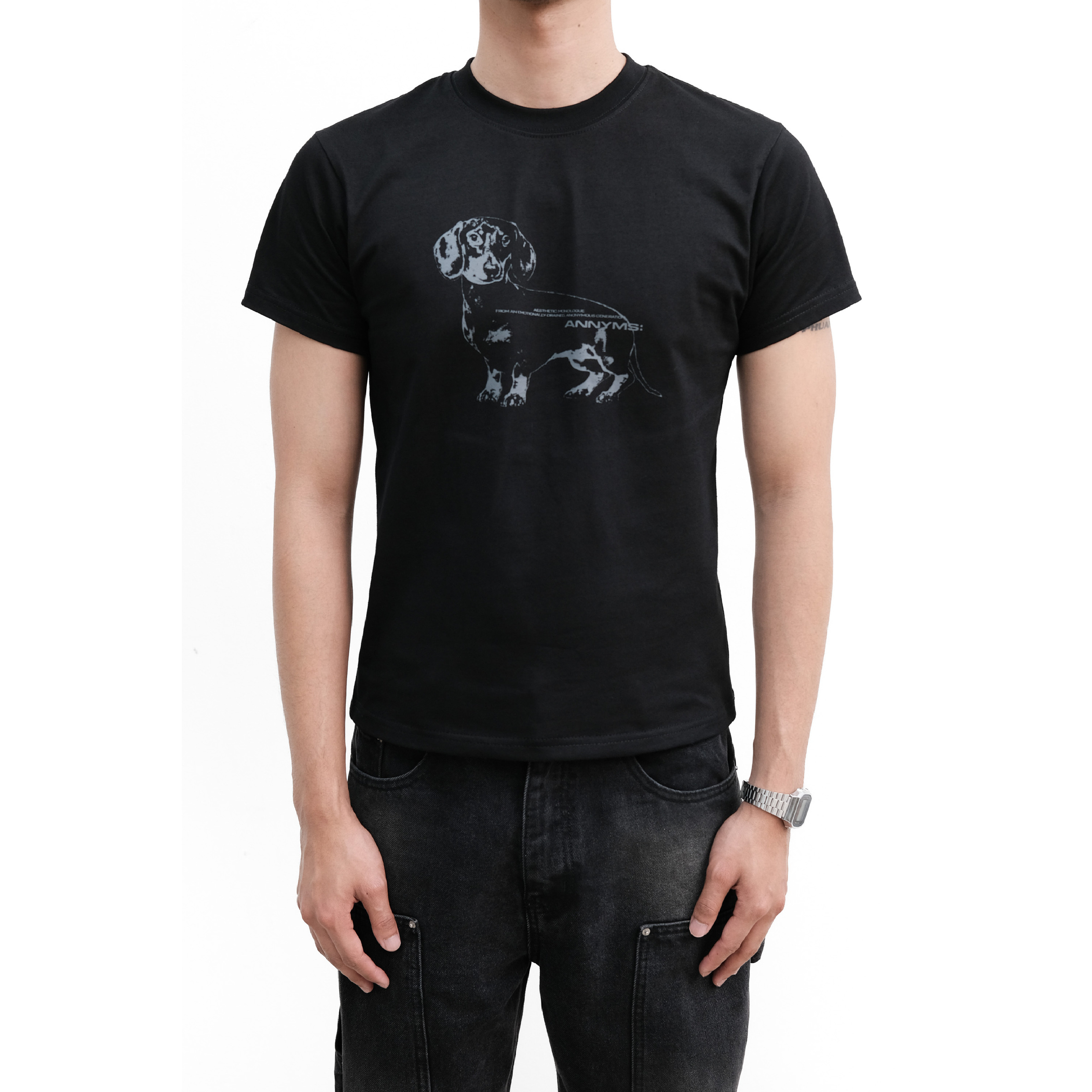 Anonymous Talking Dachshund Tee