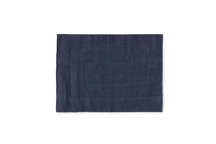 中川政七商店 - 蚊帳織浴室腳踏墊 / 藍 M