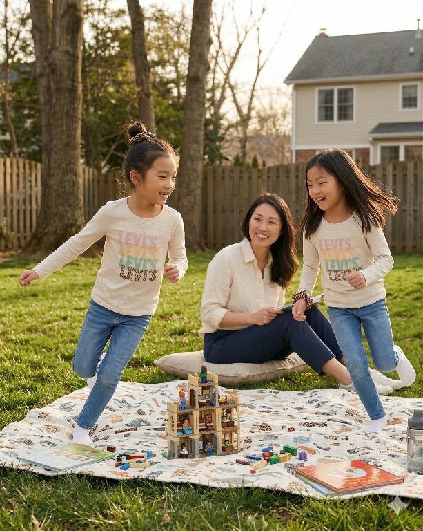 【預購】LEVIS H031306 女童經典長袖 T-Shirt