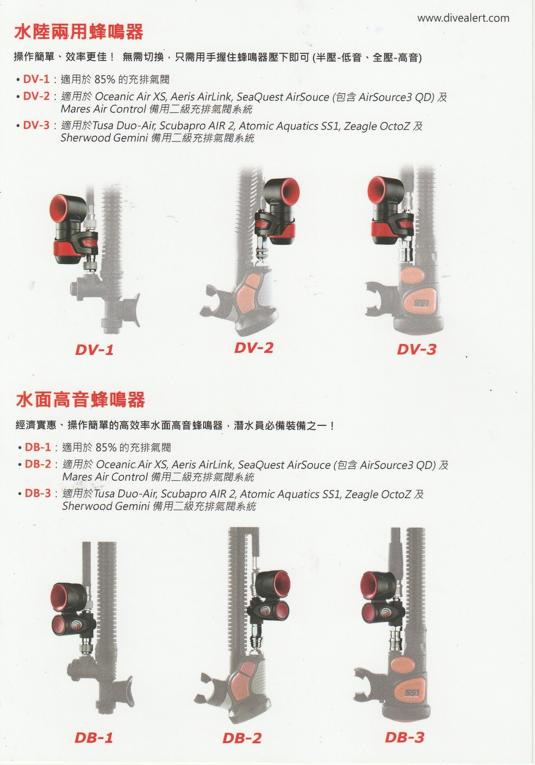 悠潛潛水 DIVEALERT水陸兩用蜂鳴器DV