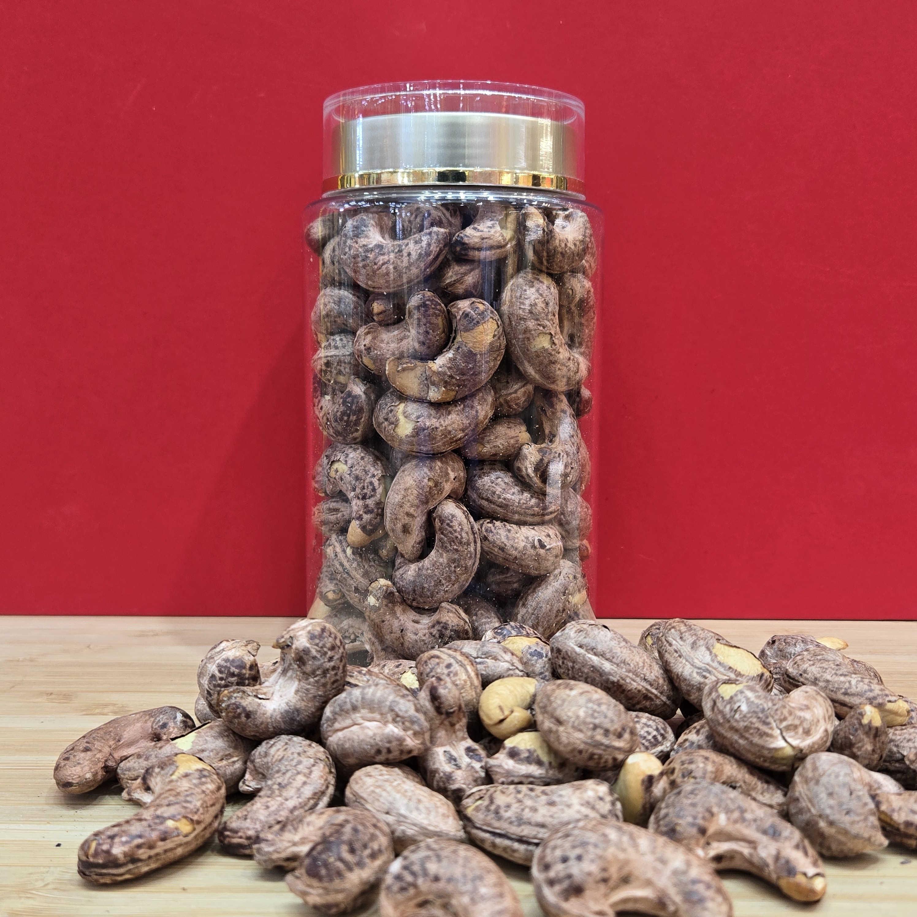 【O My Zhop x 新彊好貨 0316 】[ZS45] 新疆虎皮炭烤大腰果 250g