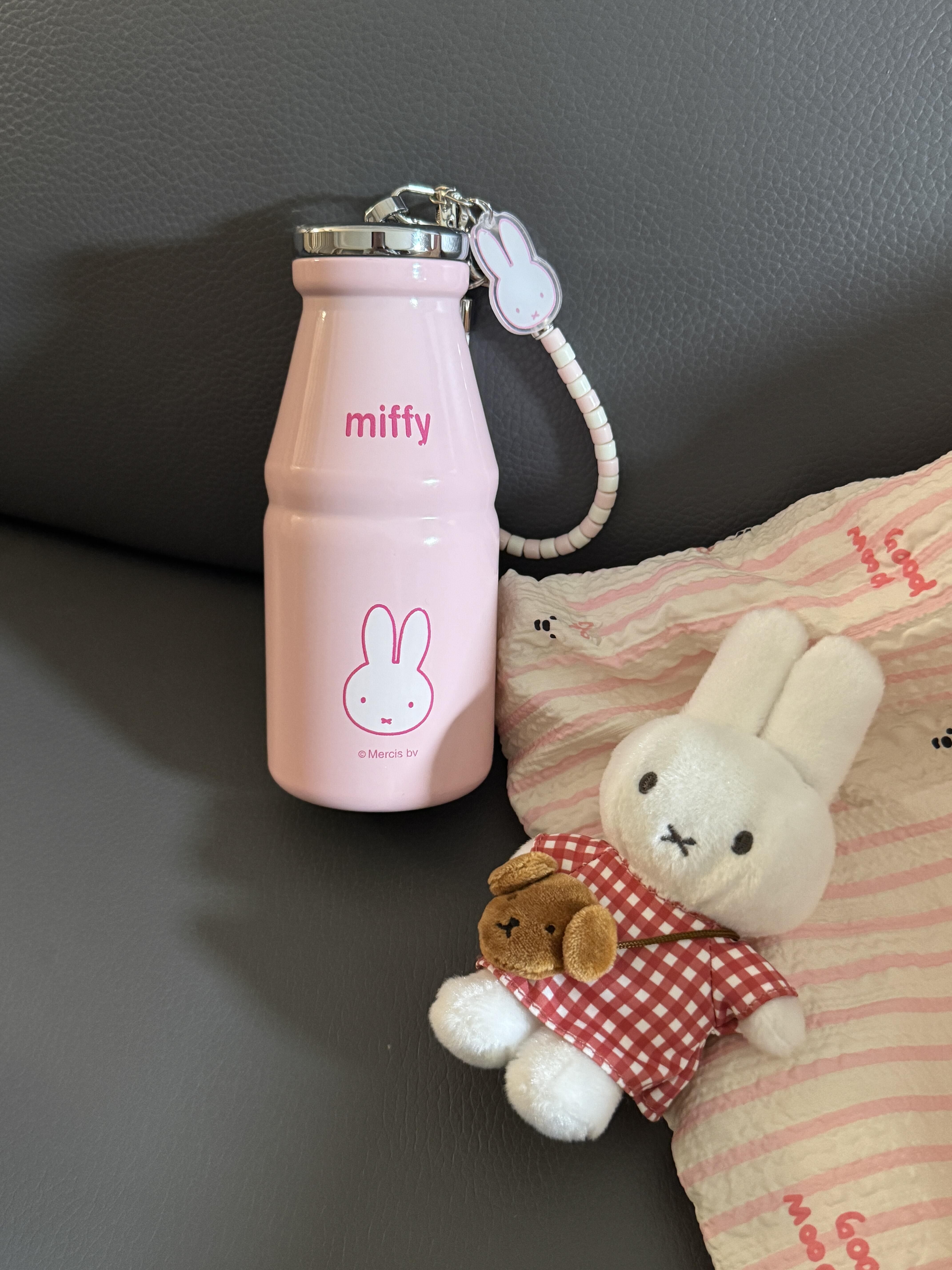 本週限時接單!! Hoomey x Miffy 正版授權 牛奶瓶造型保溫杯 保冷杯 不銹鋼杯 水壺 280ml 360ml (任買兩件7-11免運)/預購