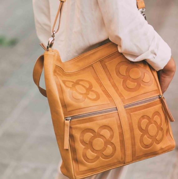 西班牙代購 4RP Barcelona LEATHER BAG 4 FLOWERS