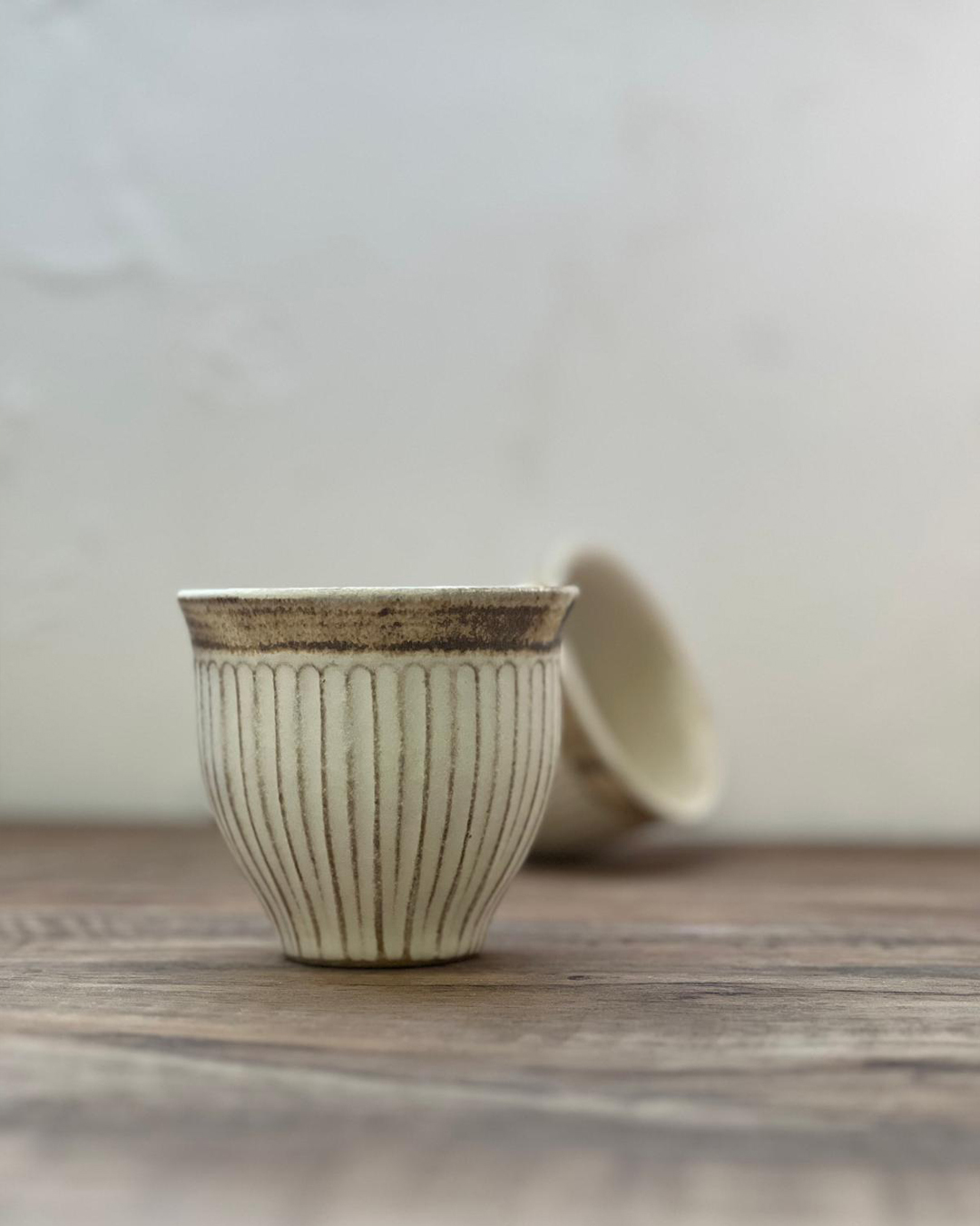 益子燒 復古系列 茶杯｜職人 若林健吾