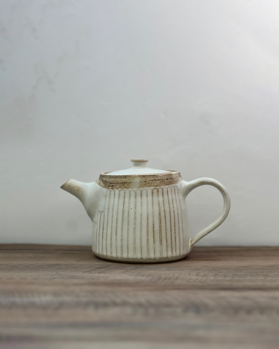 益子燒 復古 300ml 茶壺｜職人 若林健吾