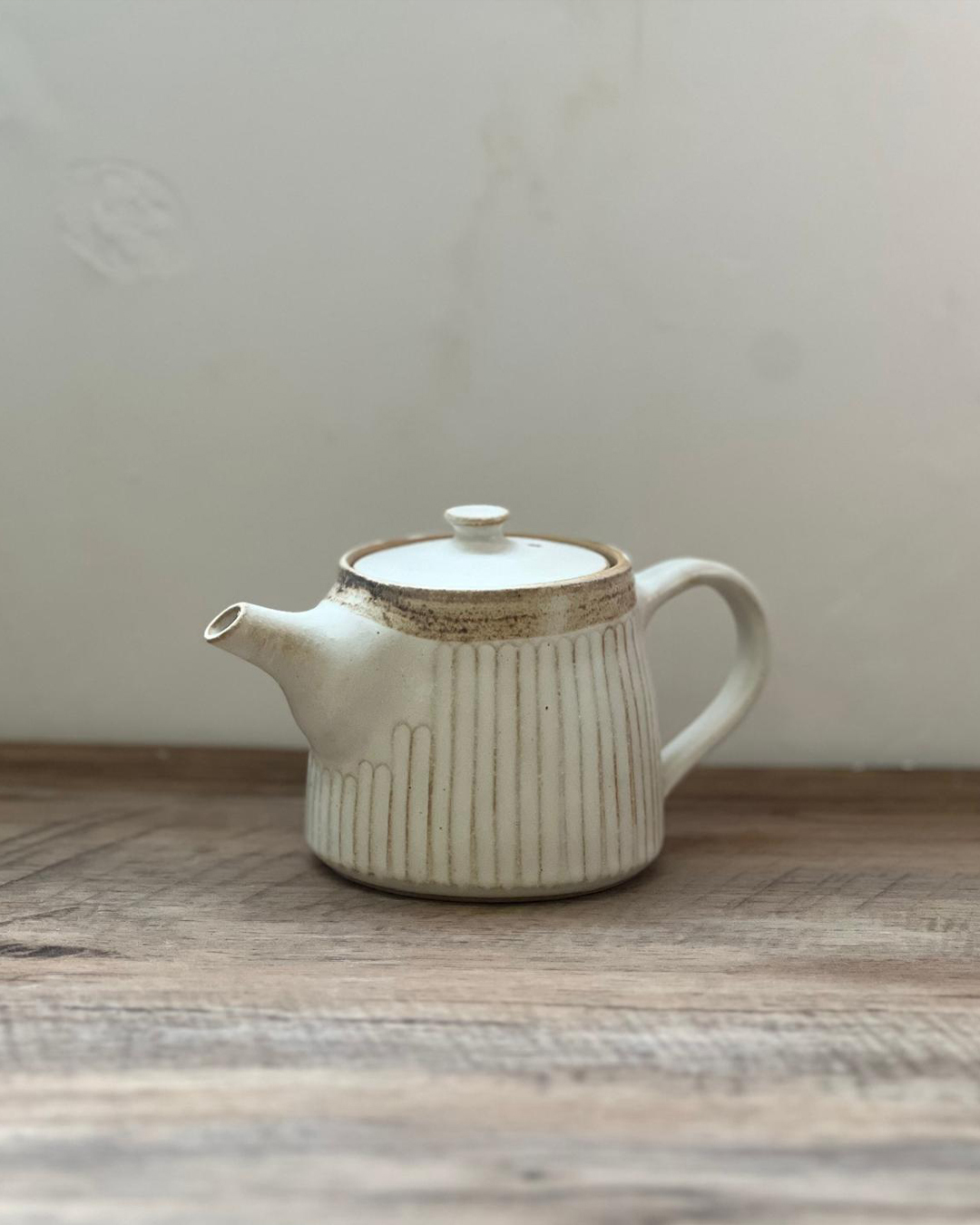 益子燒 復古 300ml 茶壺｜職人 若林健吾