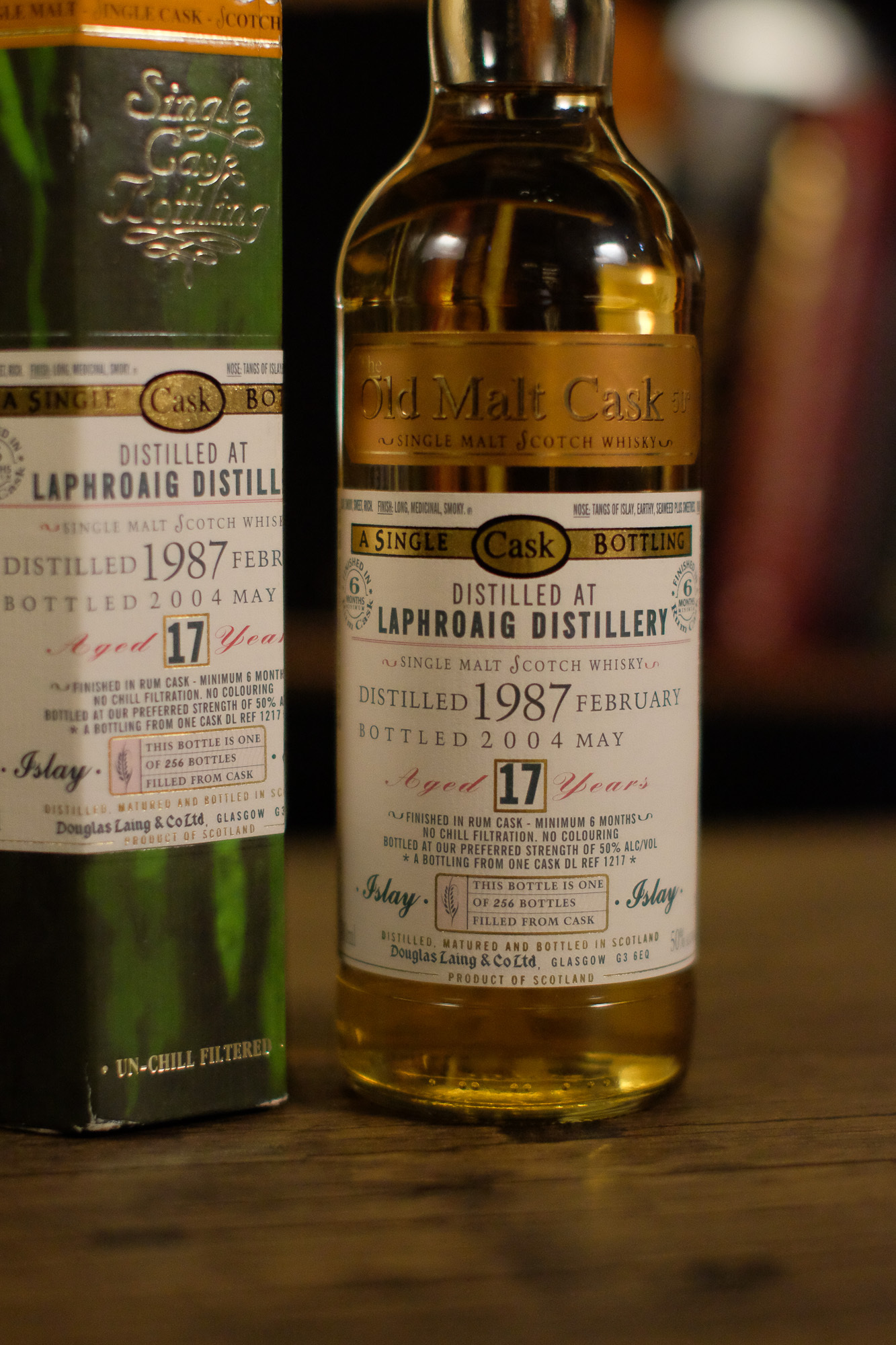 Laphroaig 1987/2004 17YO DL Ref1217 50% Old Malt Cask (現金價 $3180)