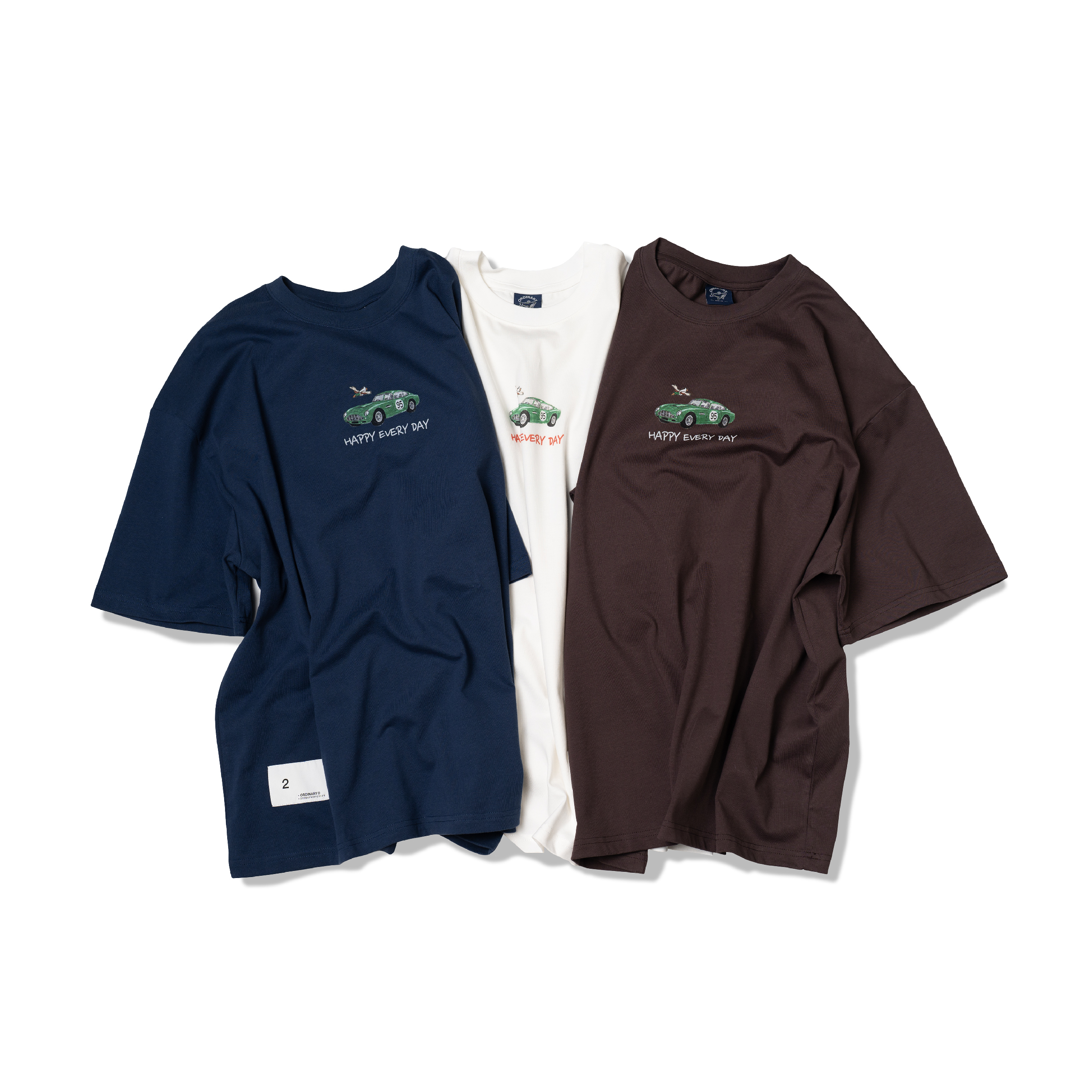 ORDINARY Retro Crayon Character Tee 復古蠟筆角色短Tee