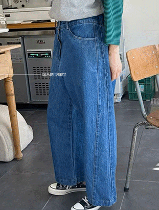 ᴴᴼᵀ ▸▸店長推薦◃◃ 春夏新款/後鬆緊九分寬褲 MANIFEST正韓🇰🇷