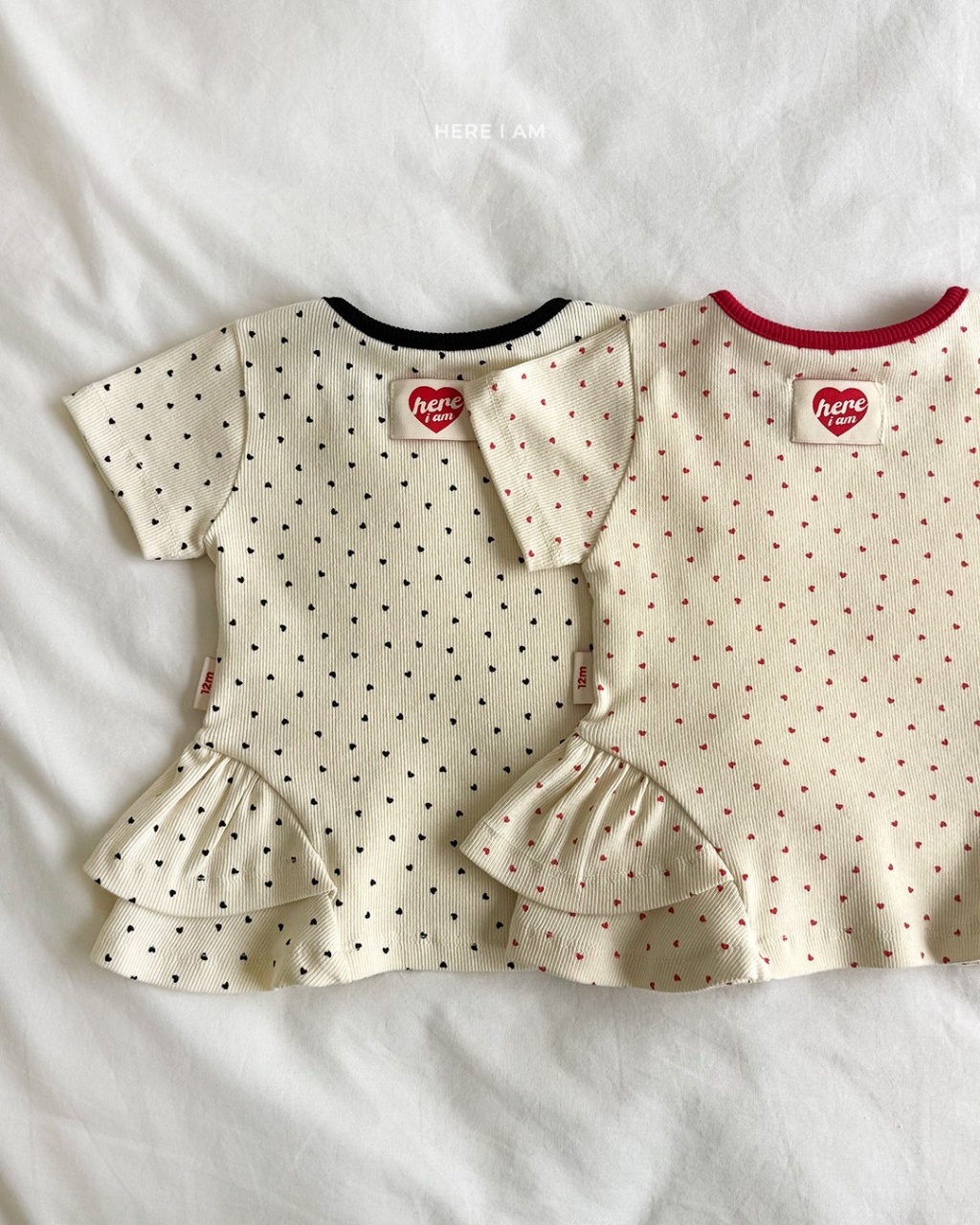 韓國🇰🇷HERE I AM 愛心抓皺家居套裝(12m-XL)