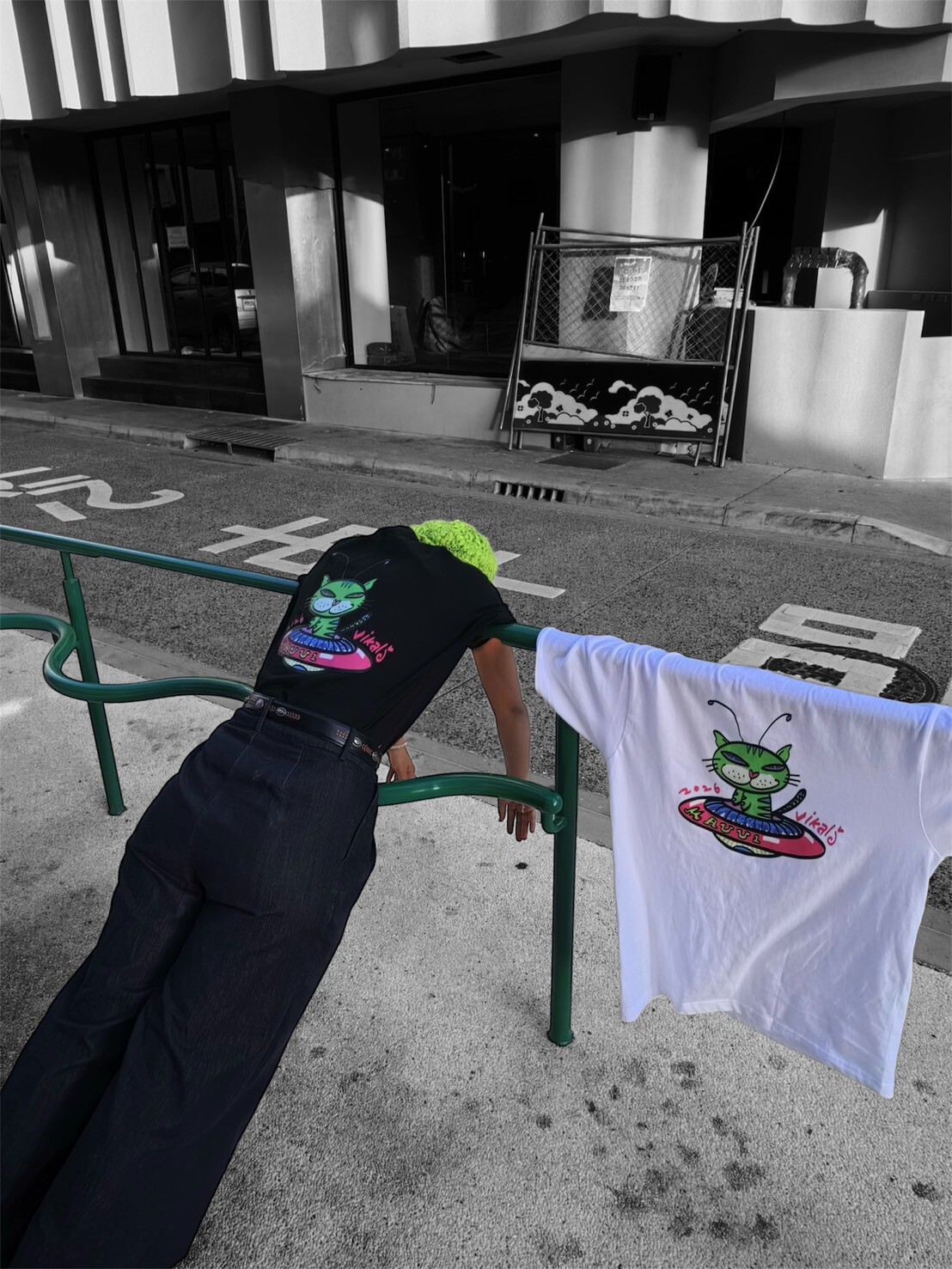 vikaji art 插畫重磅ｔ-外星貓