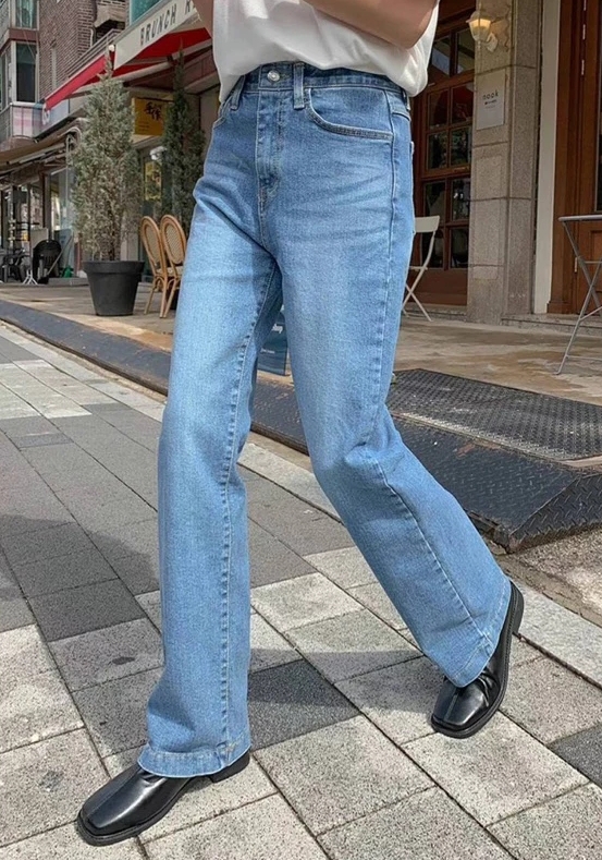 ᴴᴼᵀ ▸▸店長推薦◃◃ 春夏新款/彈性微喇叭牛仔褲 MANIFEST正韓🇰🇷