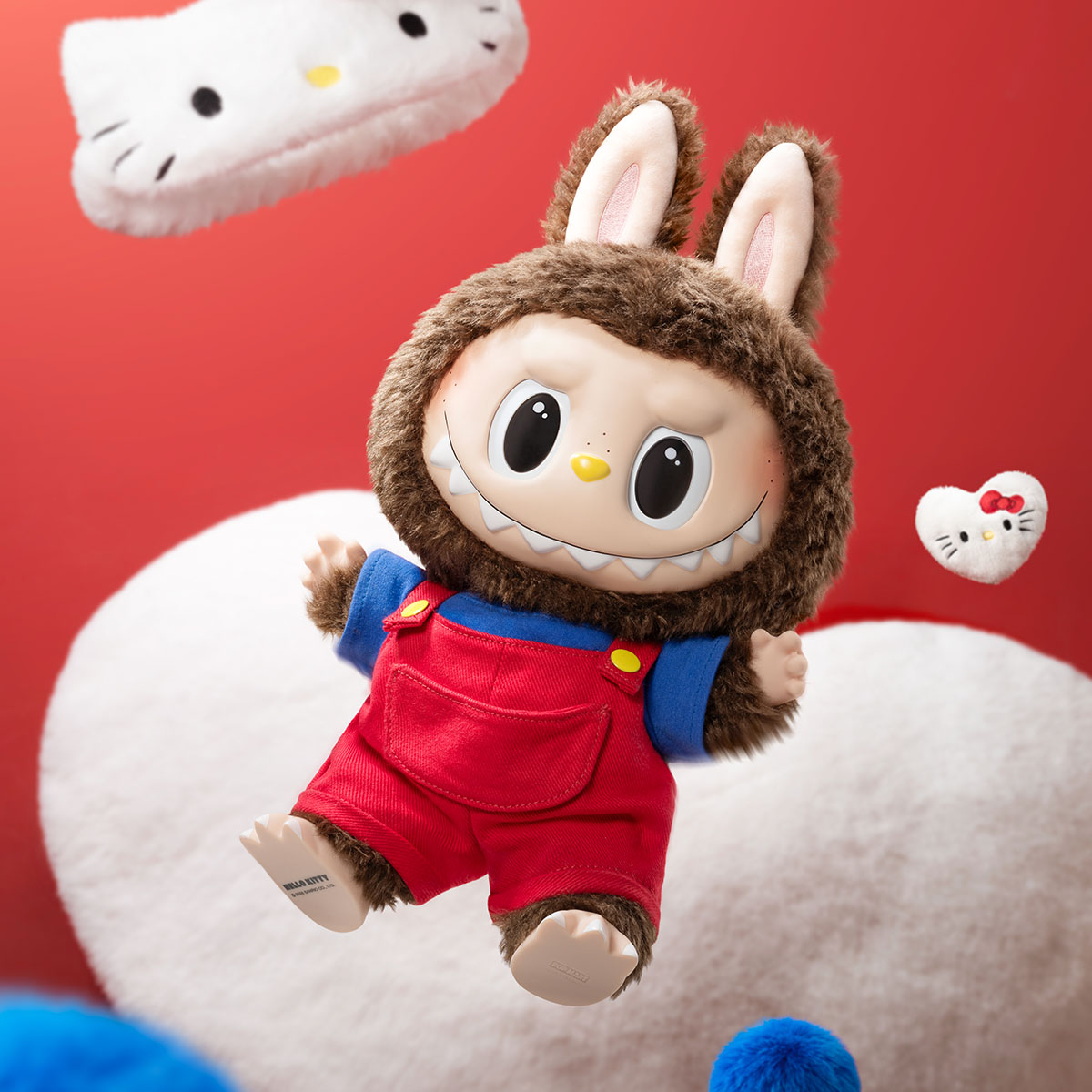 POP MART LABUBU THE MONSTERS x HELLO KITTY 搪膠毛絨公仔