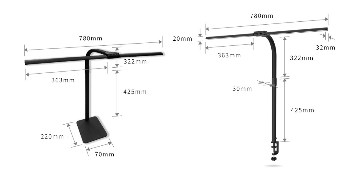GENTECH 光之塔 Ⅱ 產品詳細尺寸規格圖