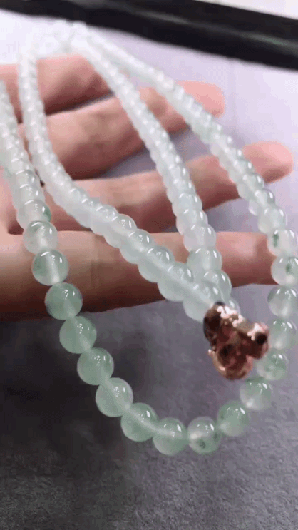 37343 翡翠珠鏈 (6.2mm直徑)