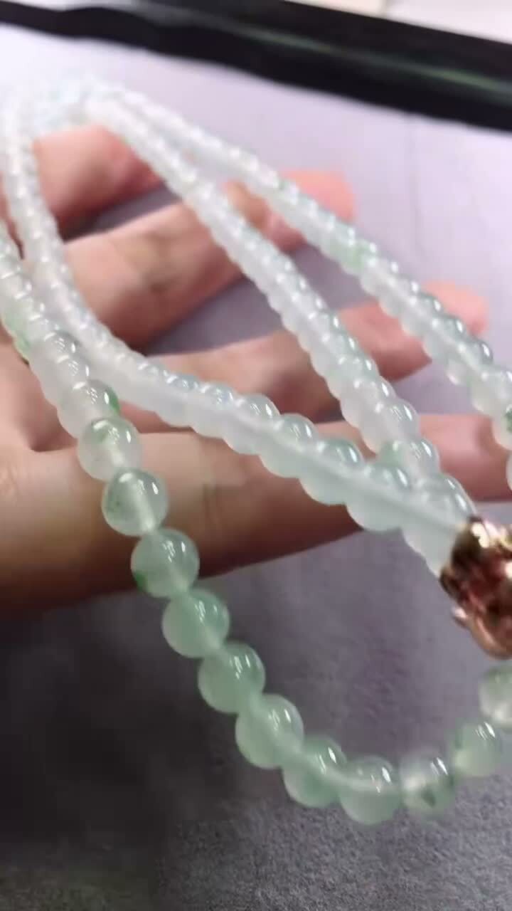翡翠珠鏈 (6.2mm直徑),天然翡翠A玉, 緬甸玉, Jade, Jadeite