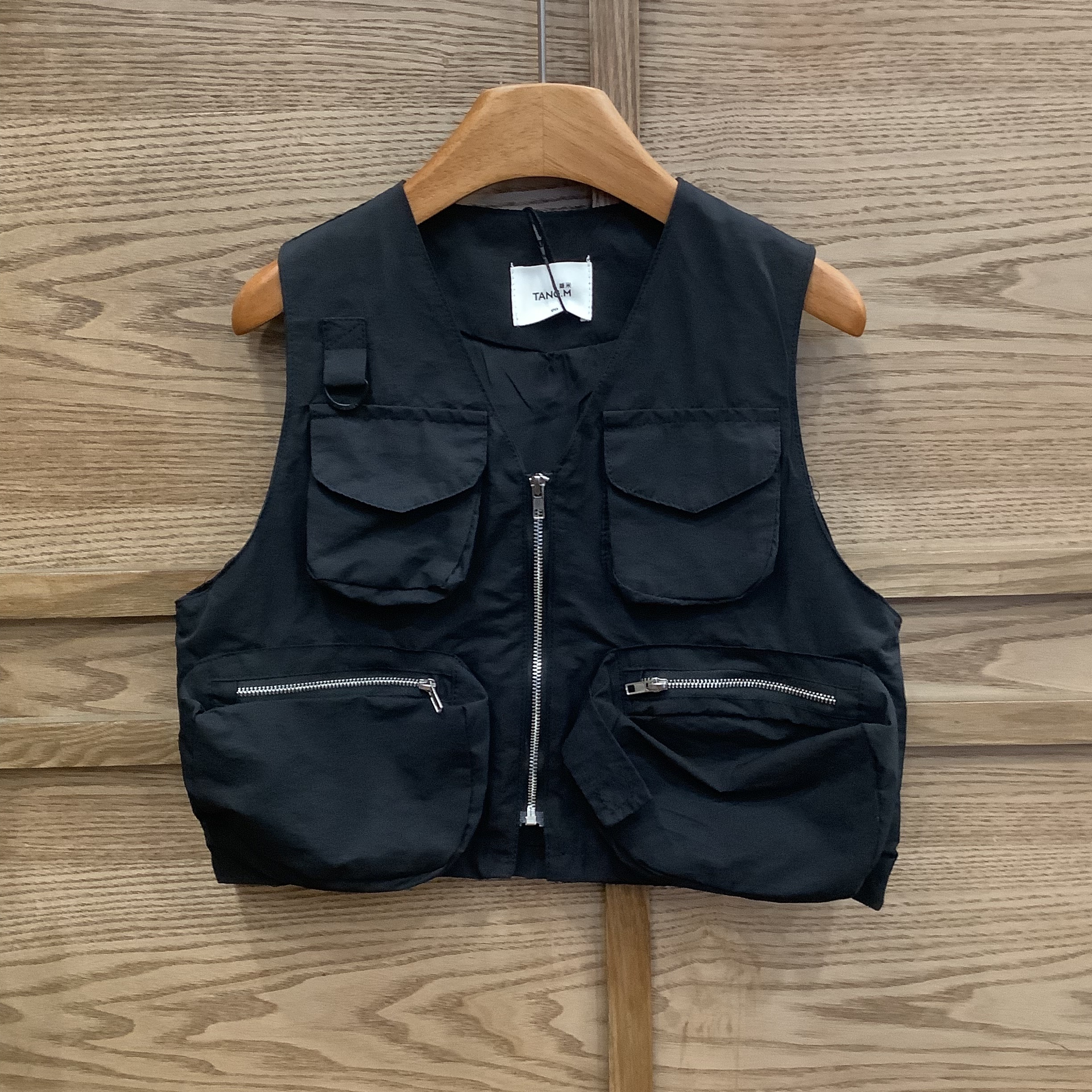 A04334工裝拉鏈背心