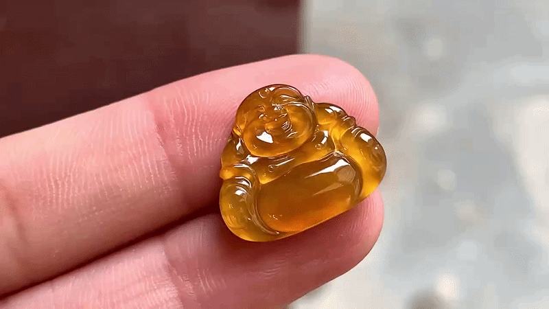 37410 翡翠黃金佛公