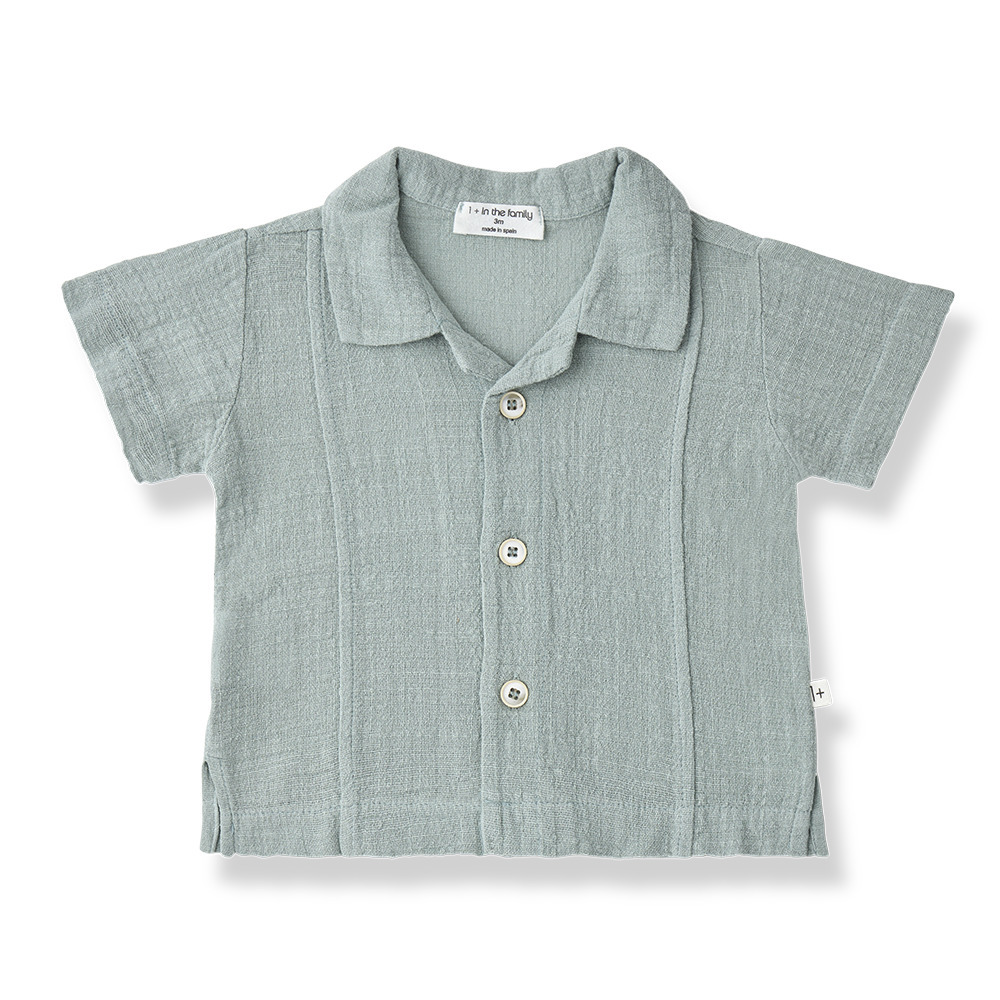 （預購）1+ in the family 立體線條襯衫 TAMARIU - iceberg