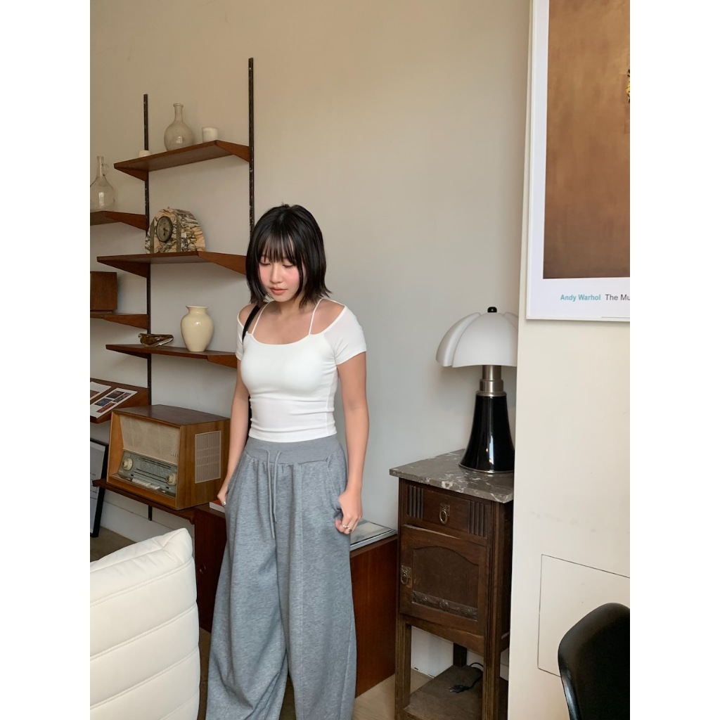 A01 露膚度20%造型罩杯上衣 #9862