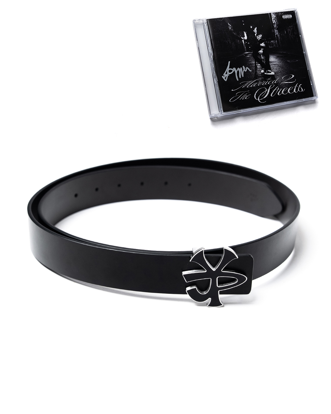 YOUNG JOPPA｜MARRIED 2 THE STREETS YJP Logo Belt 皮帶 + 專輯 (現貨）