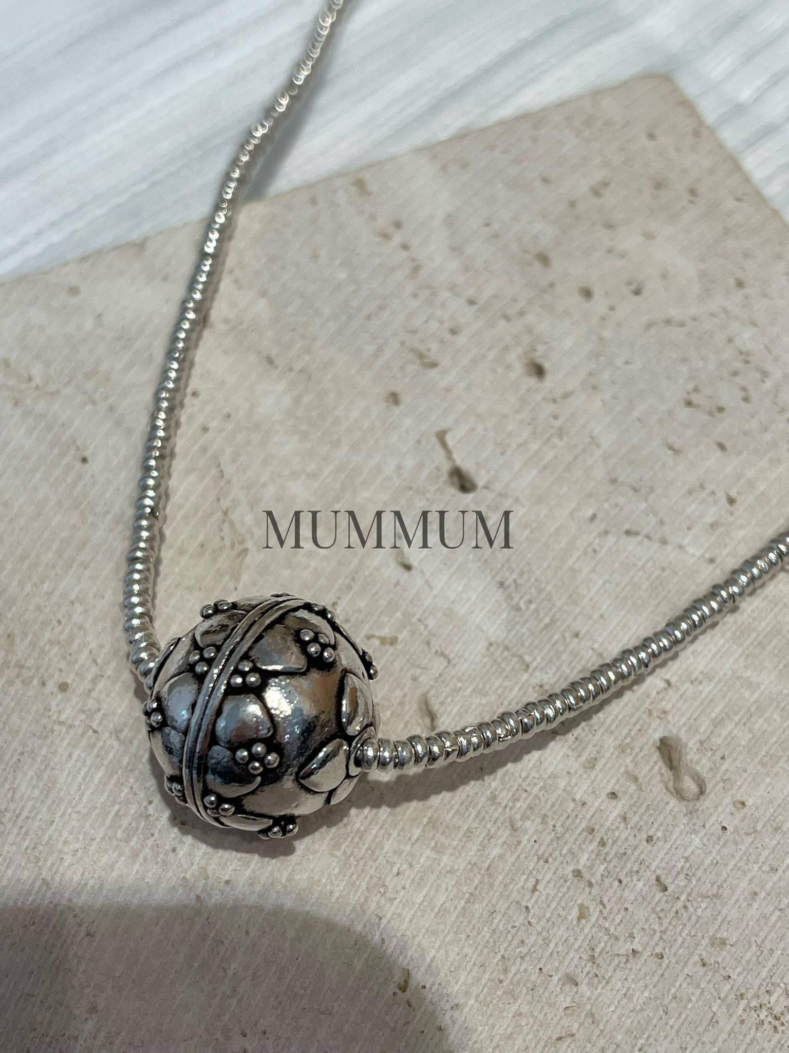 sl13259/花兒立體籽串串頸鏈