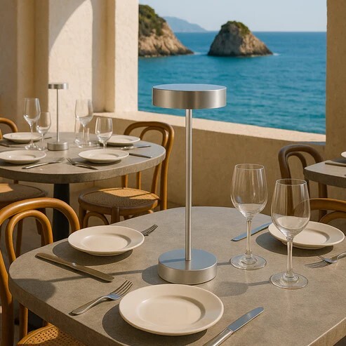 義大利UBIQUA-Standy 俐落立體感|無線 桌燈-大款