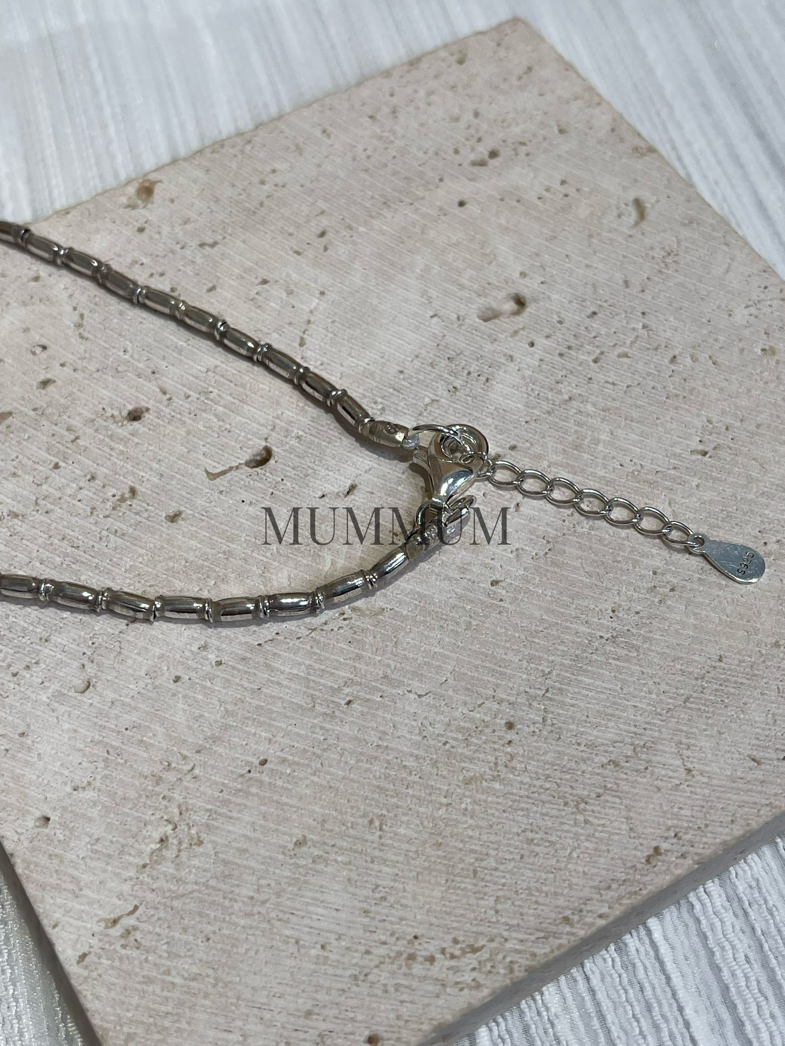 sl13262/立體圓形骨感頸鏈