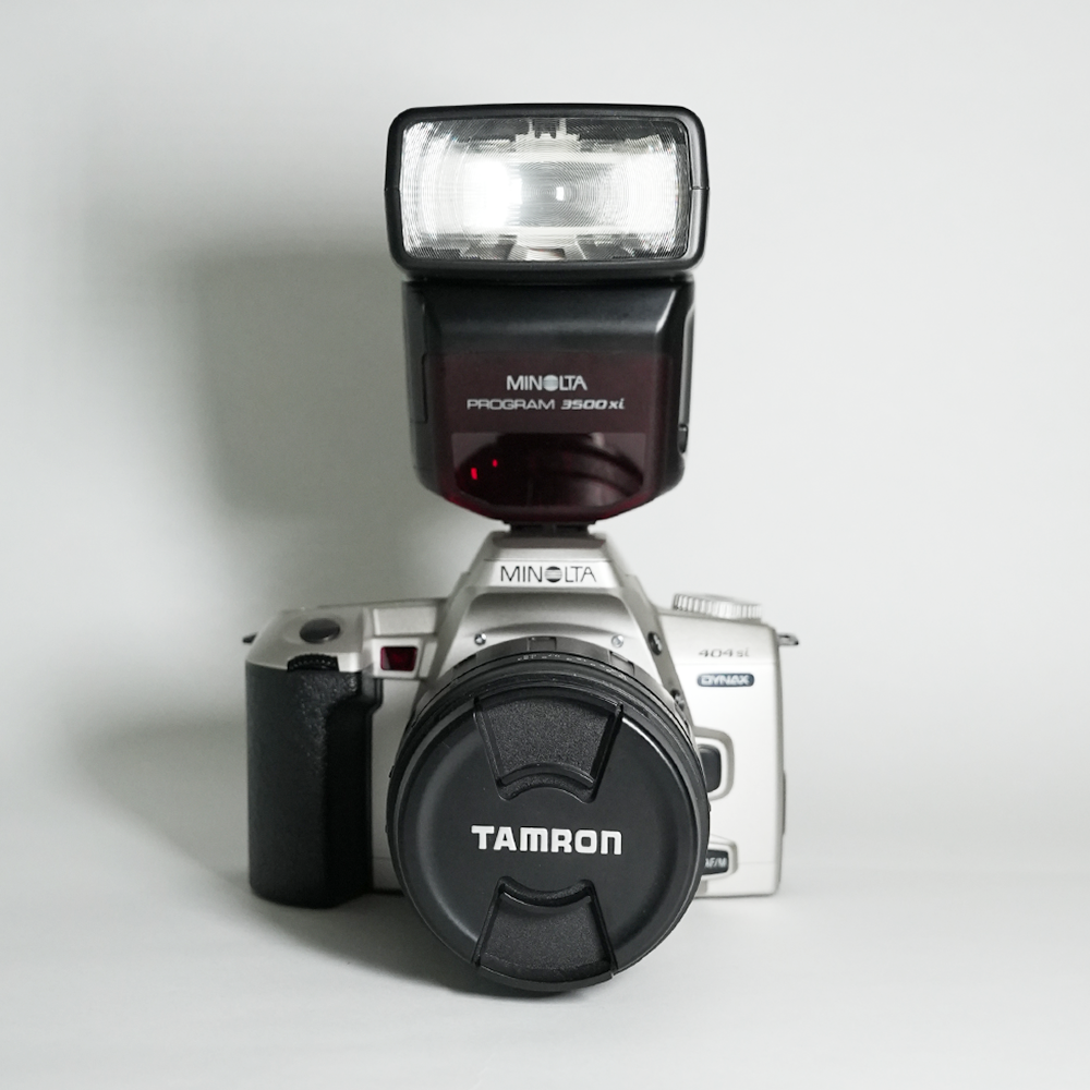 MINOLTA 404 SI QD 連 TAMRON 179DM AF 28-105mm F4-5.6 鏡頭套裝 HK$1,440 (訂金HK$500)