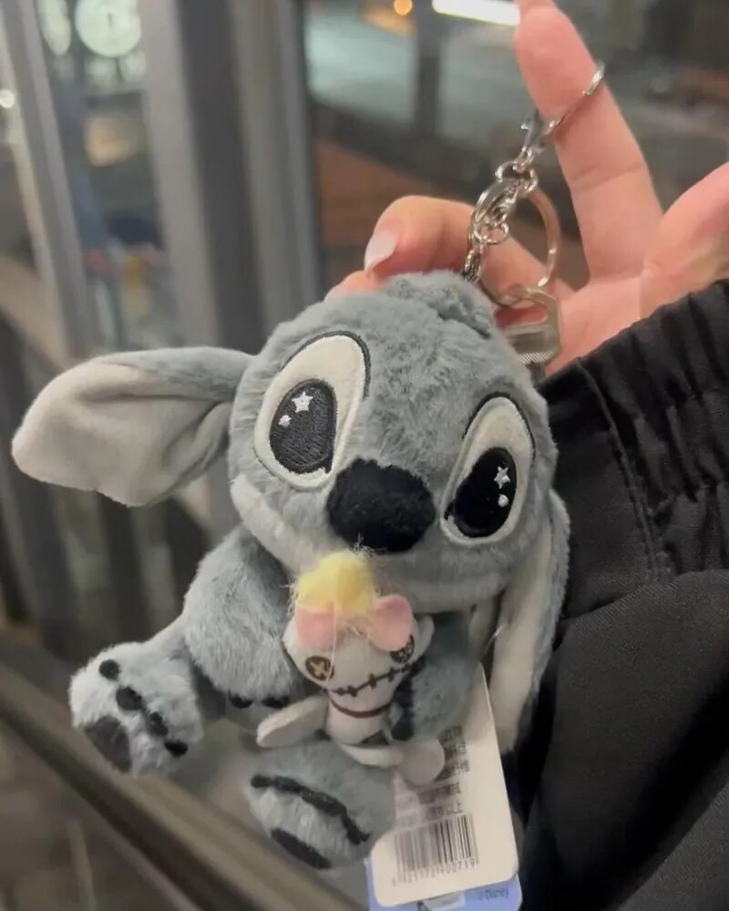 <正版授權> DISNEY 黑琵史迪奇 焦糖 吊飾鑰匙圈