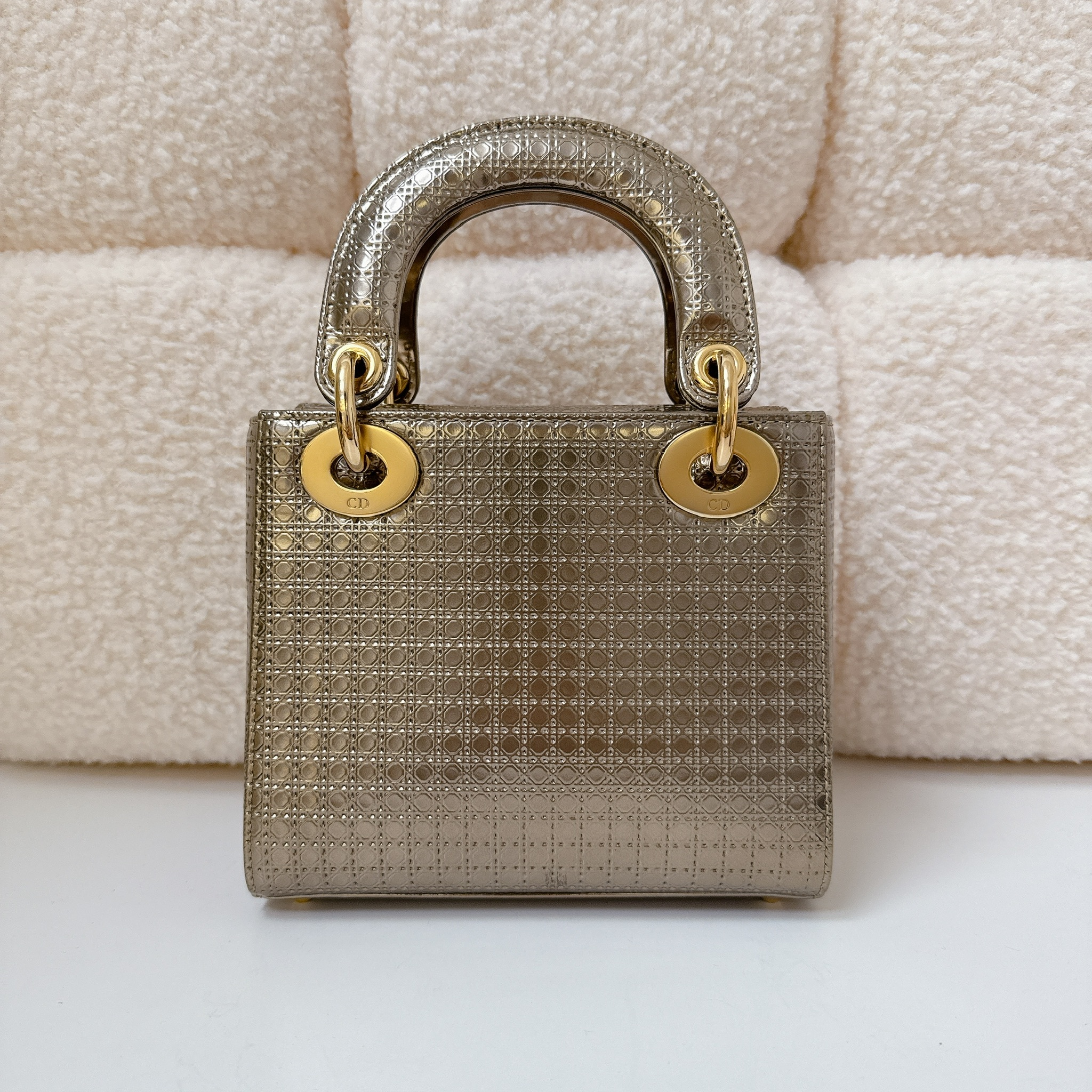 Dior Mini Lady Dior - Gold / GHW