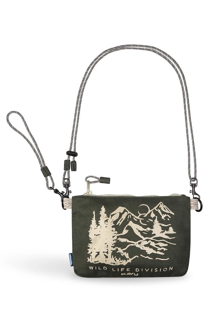 KAVU Cozy Cache 休閒斜背長夾 斜背包 綠樹林 K9487 [HappyOutdoor]