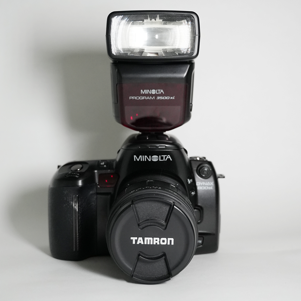 MINOLTA 800 SI QD 連 TAMRON 179DM AF 28-105mm F4-5.6 鏡頭套裝 HK$1,840 (訂金HK$500)