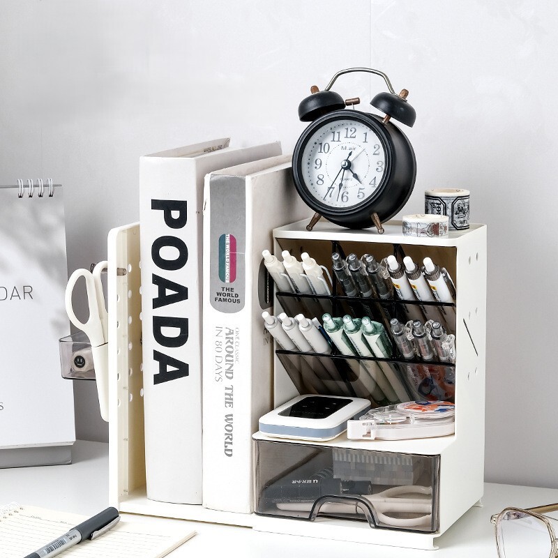 《6616》大容量文具收納伸縮書架