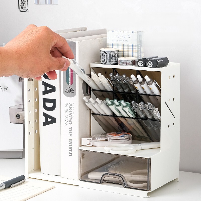 《6616》大容量文具收納伸縮書架