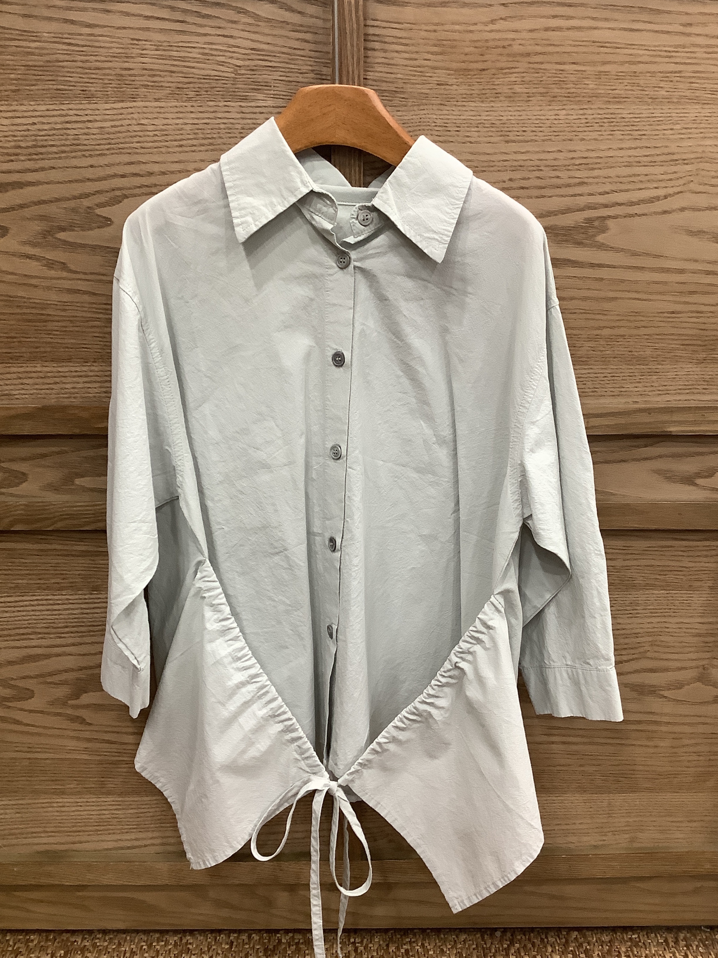 A04296設計款綁帶襯衫