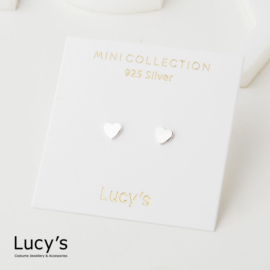 *925純銀〔輕銀系列〕標準愛 耳環 (99294)