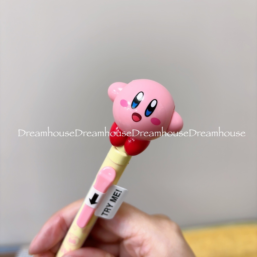 日本製 星のカービィ kirby 星之卡比 立體公仔 招手 黑筆 原子筆 筆