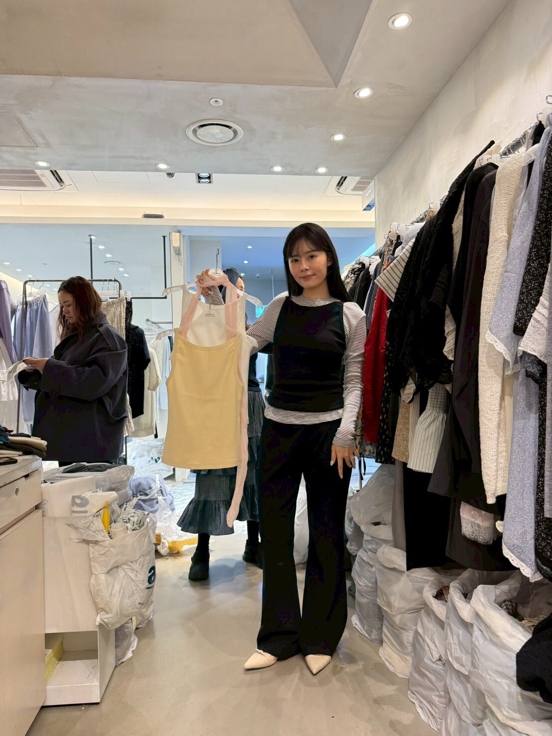 LR6021 簡約百搭削肩背心