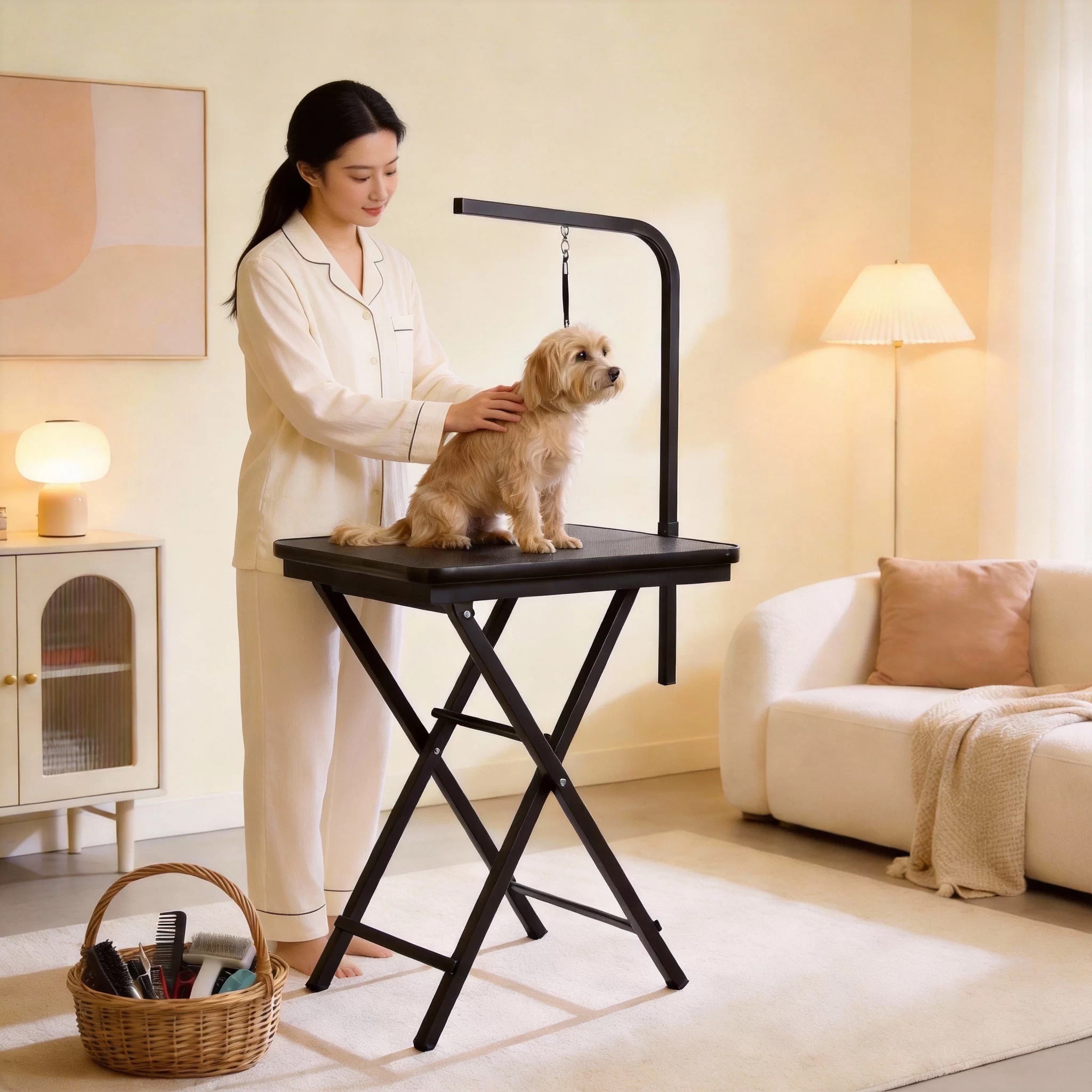 宠物美容桌 可折叠  适合小型犬