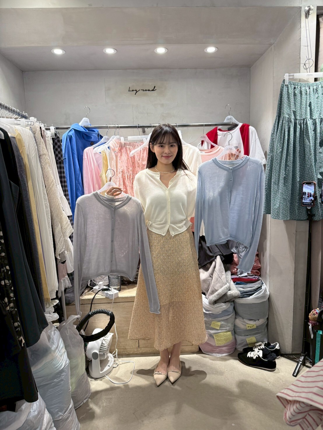 LR6047 輕薄排鈕外套