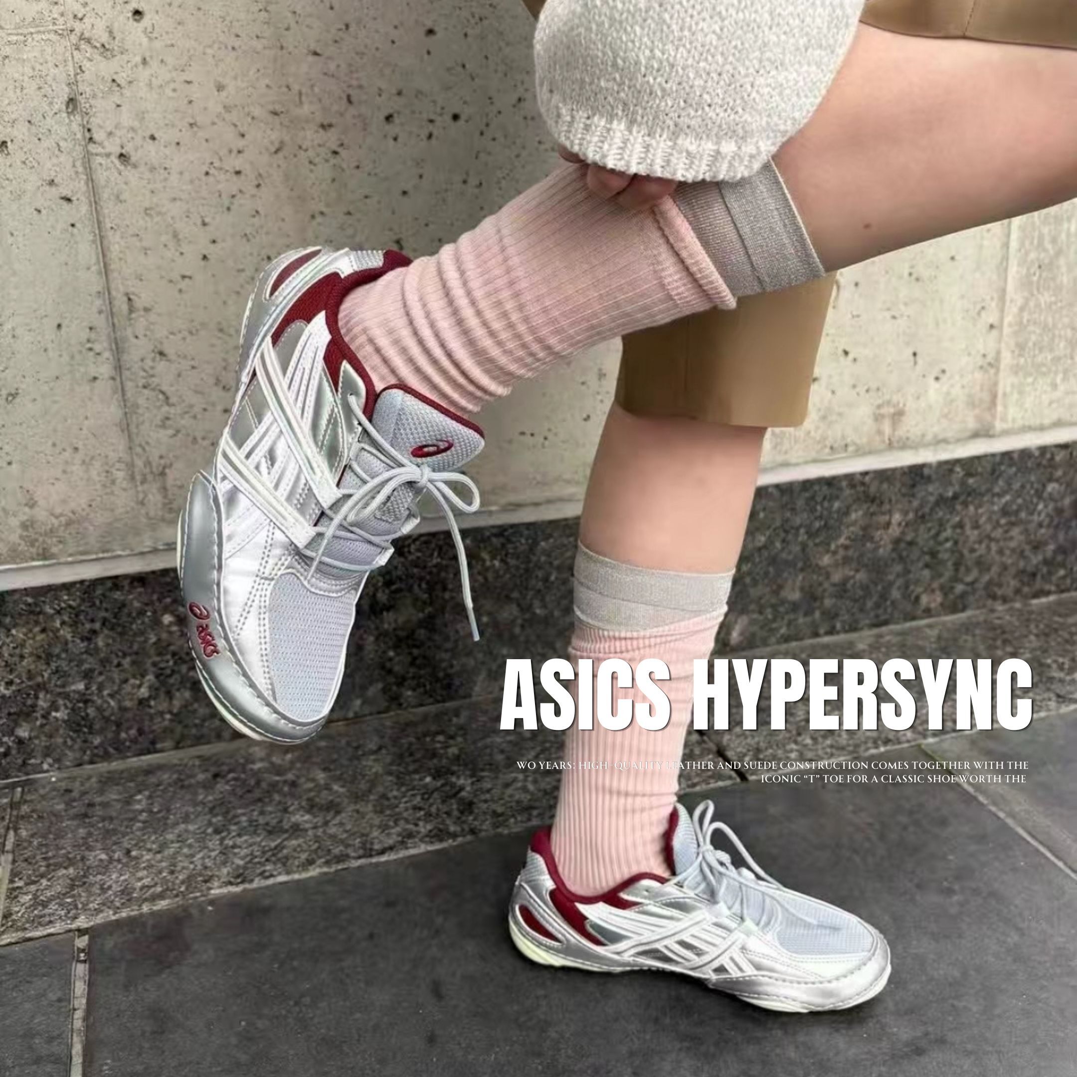 NICEDAY 代購 ASICS HYPERSYNC 亞瑟士 薄底 德訓 銀 酒紅 紅 銀灰 1203A879-021