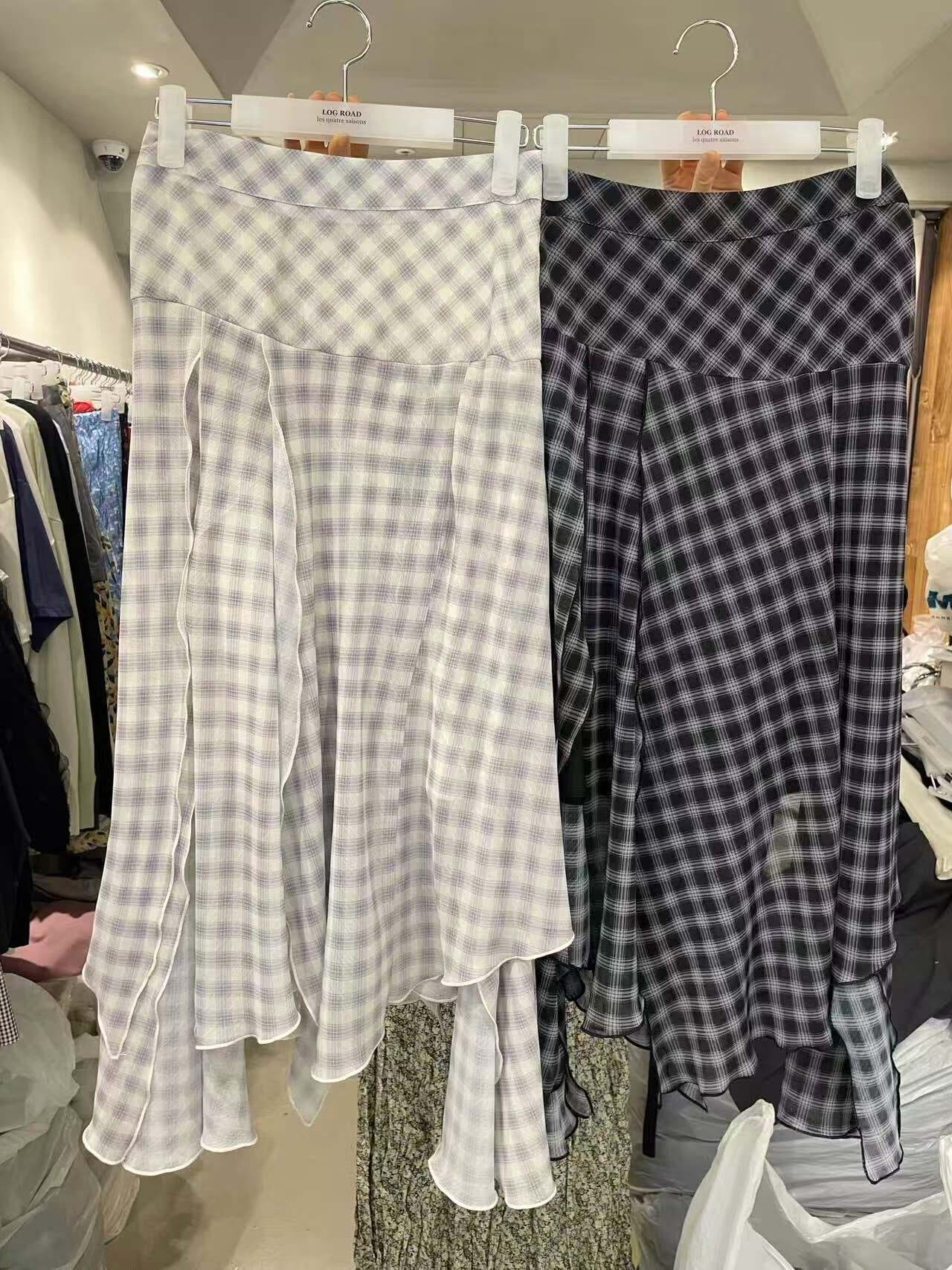 LR6049 韓團層次飄逸裙