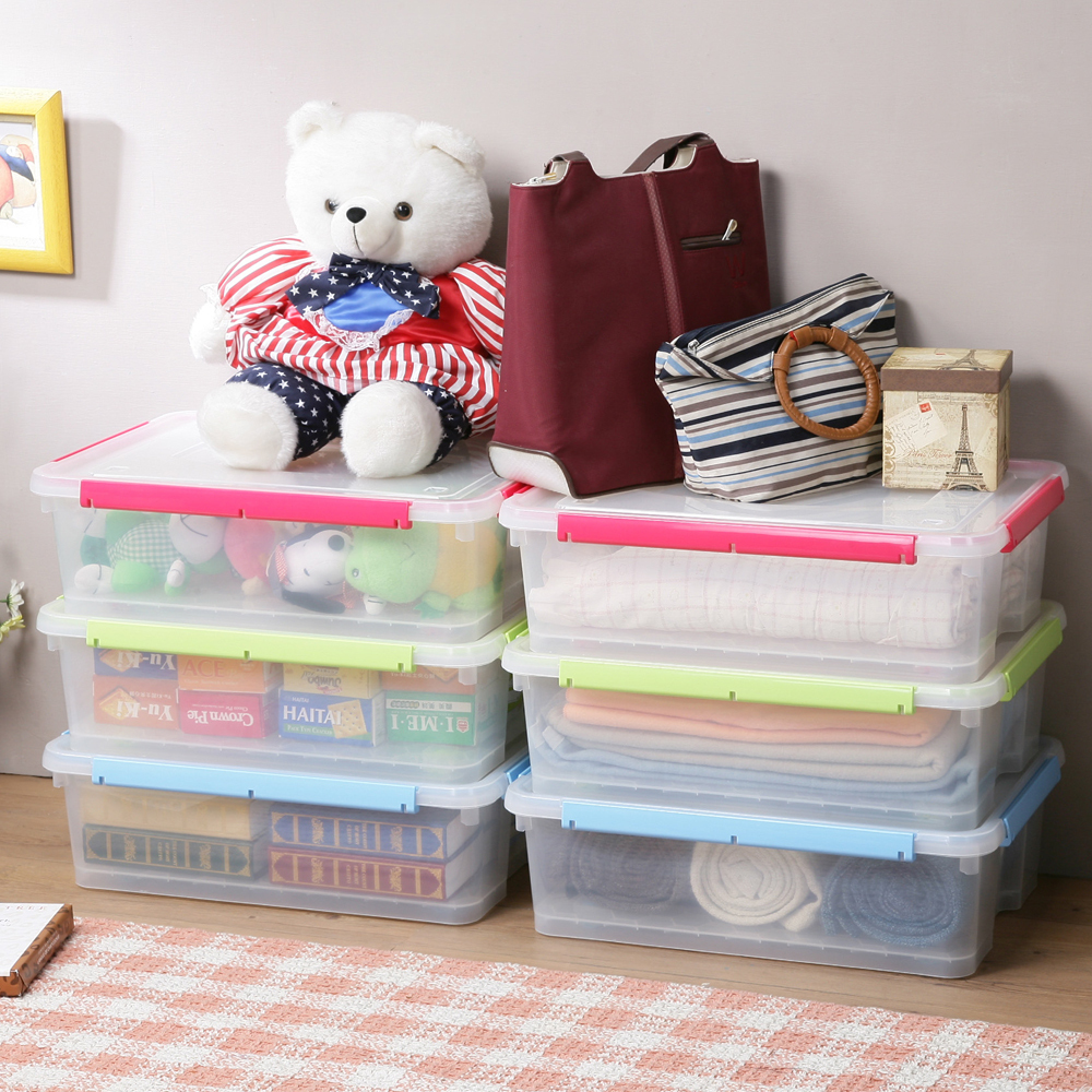 《真心良品》》KEYWAY聯府 好運四面環扣密封整理箱(24L)1入   KT230
