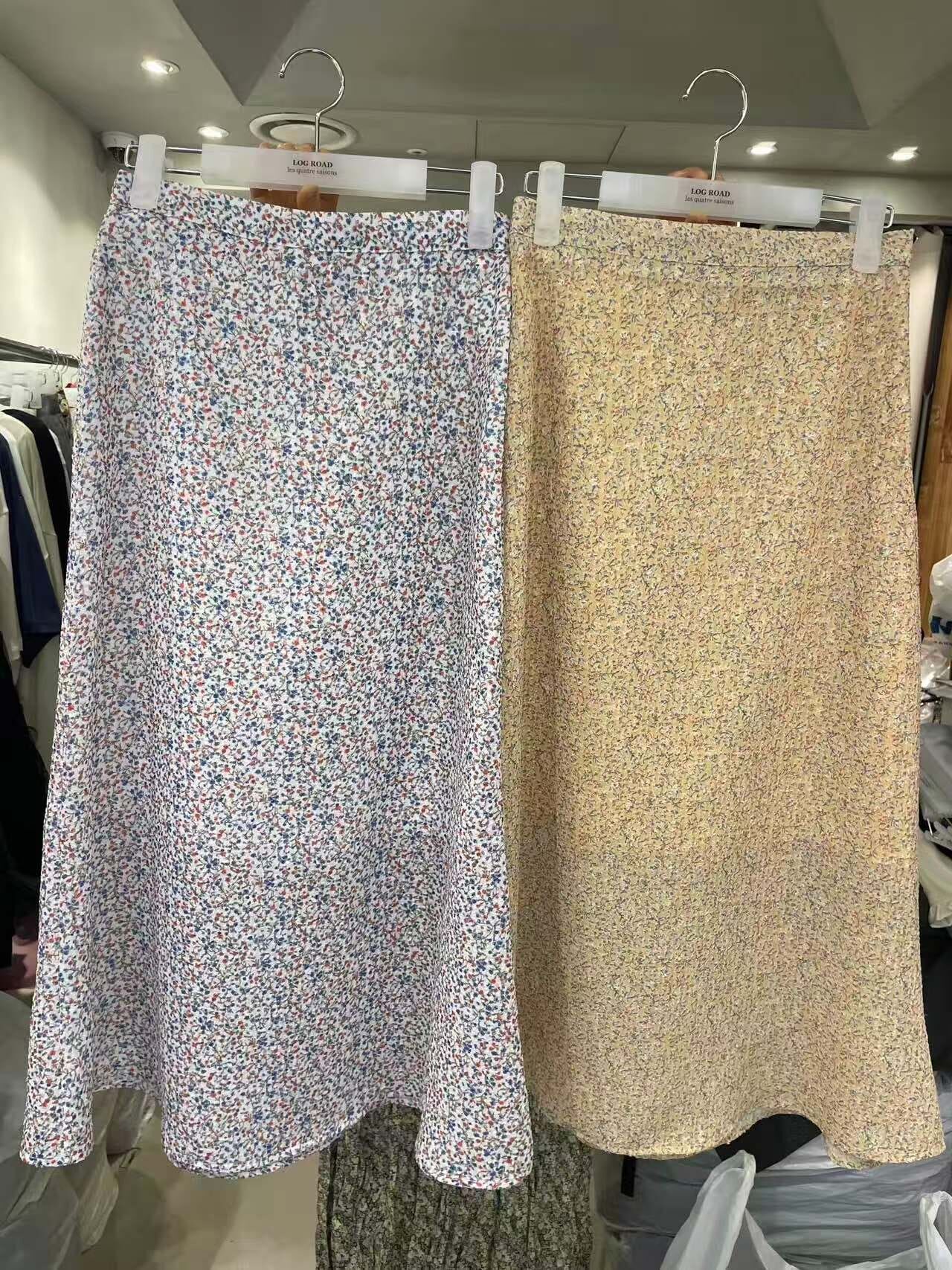 LR6050 復古花花長裙