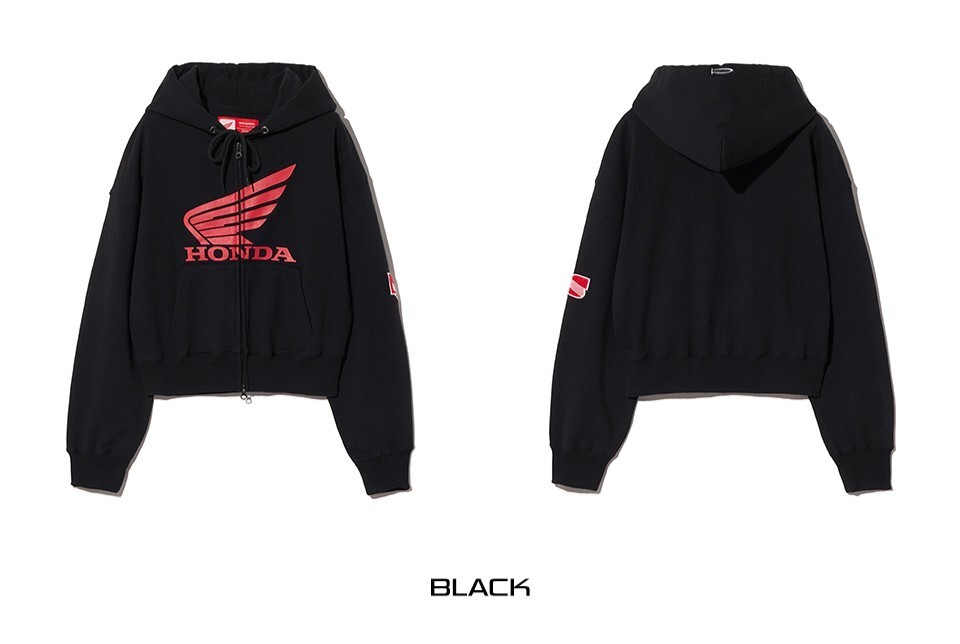 【預購】K031353 HONDA X PHYPS Dept 經典翼標連帽拉鍊外套