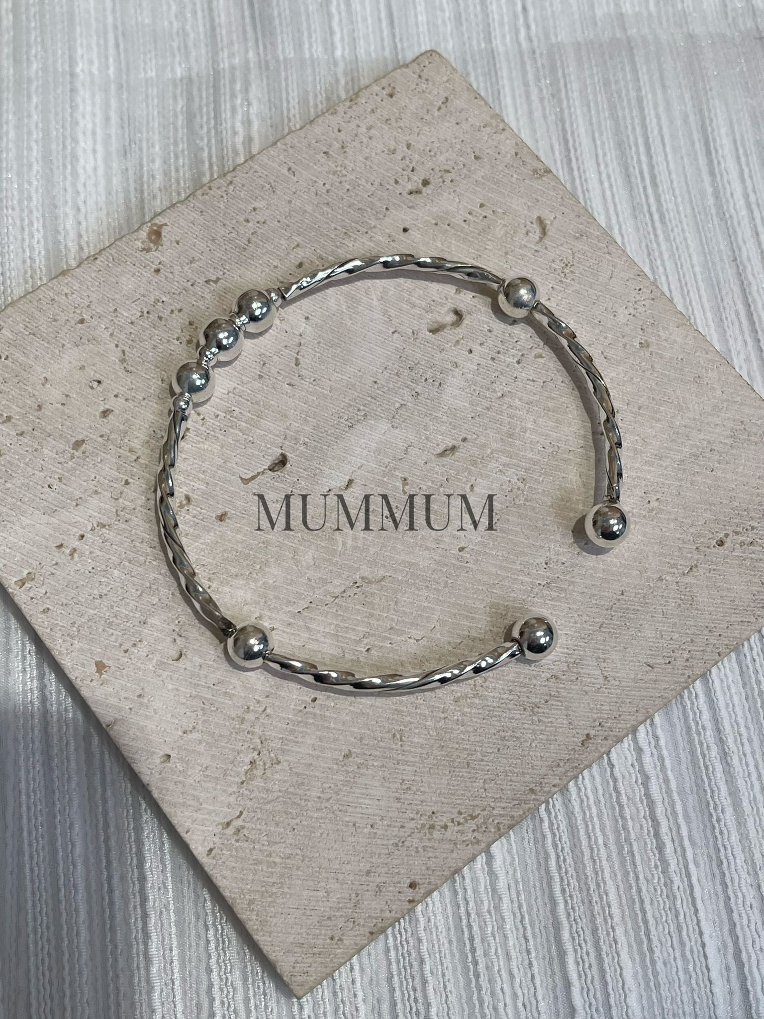 SL13265/扭扭三珠手鐲