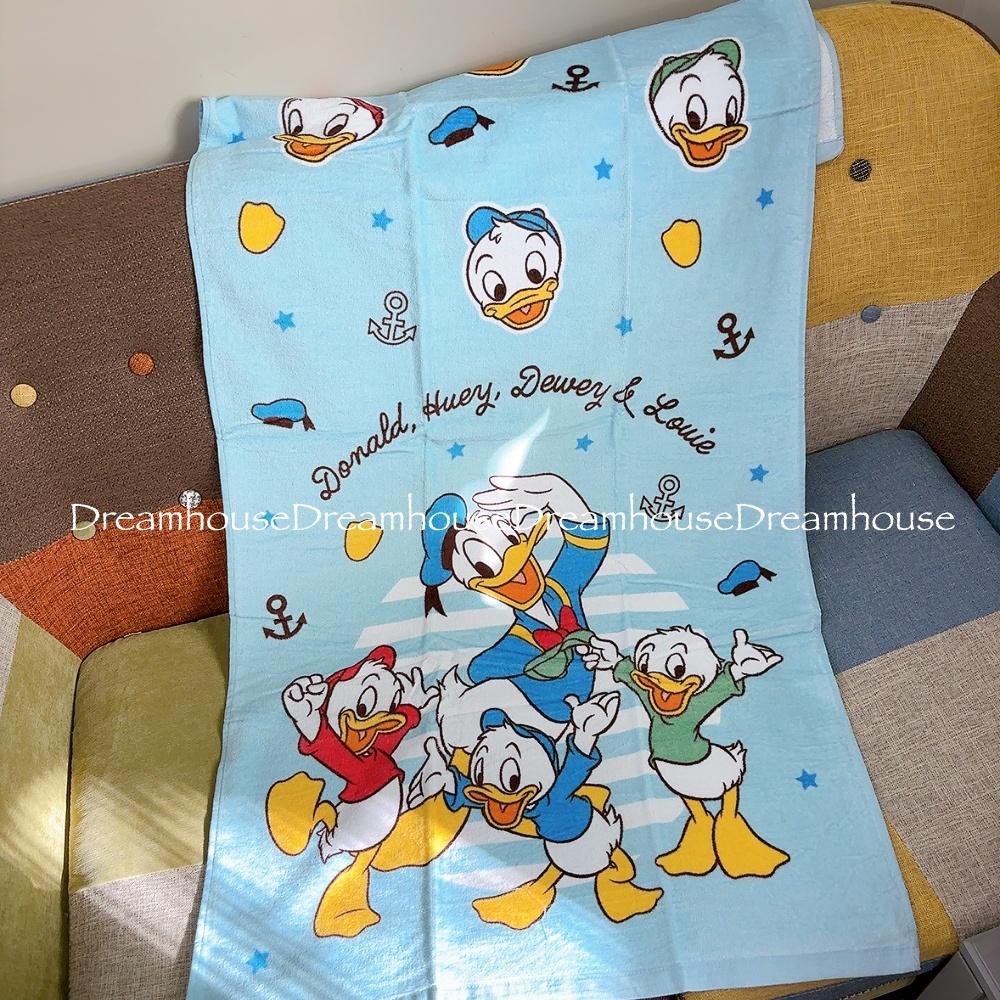 迪士尼 唐老鴨 純棉 棉質浴巾 毛巾 大浴巾