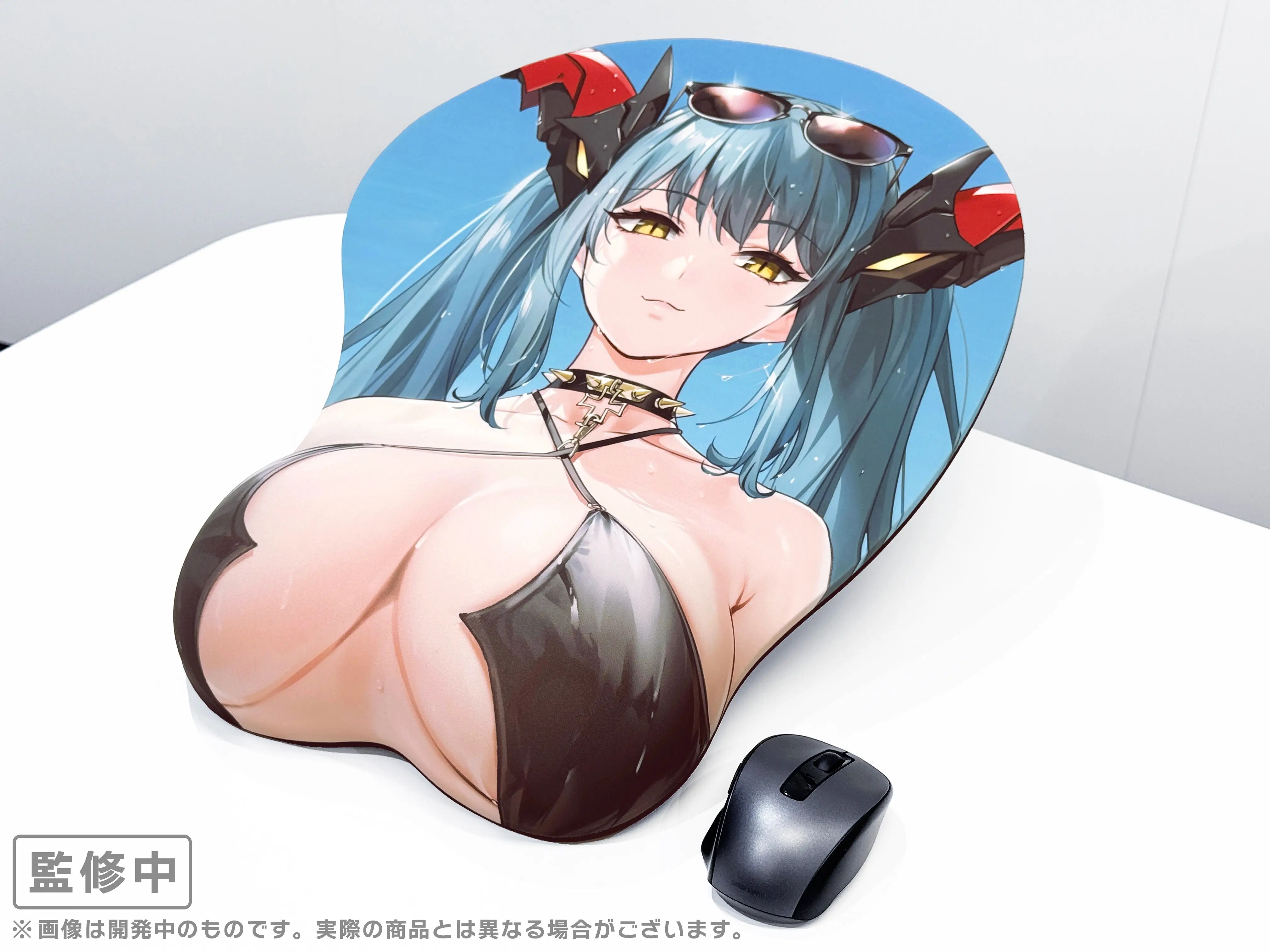 「ACG.GO」「預購」Soft Garage Azur Lane 雷根斯堡「暗龍、閃耀海灘 Ver.」等身大 Oppai Mouse Pad 碧藍航線