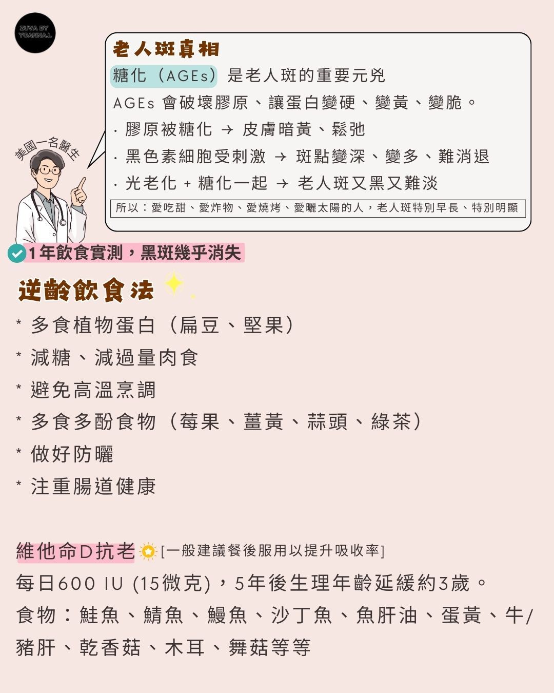 老人斑唔止係皮膚問題，更係身體老化警號